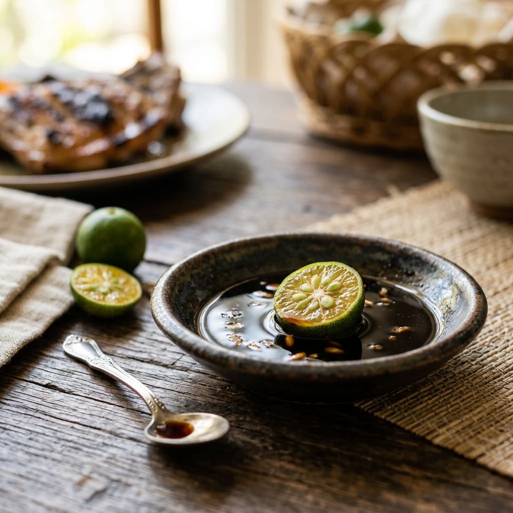 Toyomansi (Soy Sauce + Calamansi)