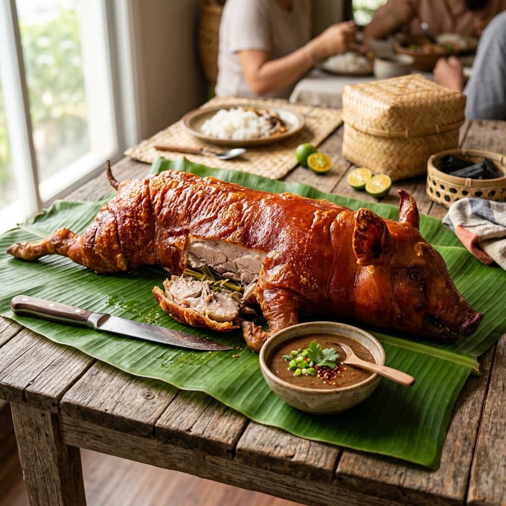 Lechon Baboy (Whole Roasted Pig)